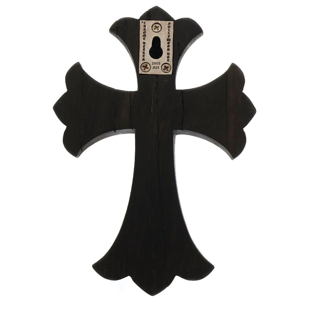 クロムハーツ　エボニークロス　壁掛けオブジェ CHROME HEARTS (クロムハーツ) EBONY CROSS スモールCHクロス付
