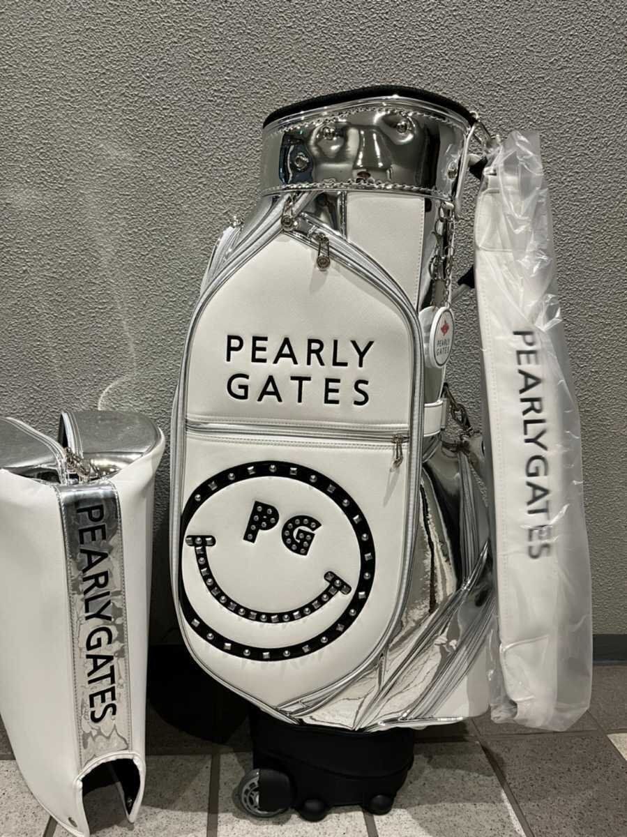 PEARLY GATES シルバーキャディバッグ ゴルフバッグ PEARLY GATES ゴルフバッグ・キャディバッグ