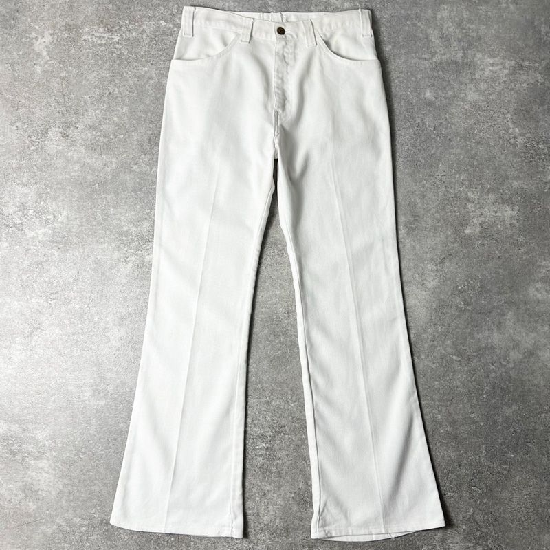 70s Levis ビッグE ベルボトム スタプレ パンツ / 70年代 BIGE