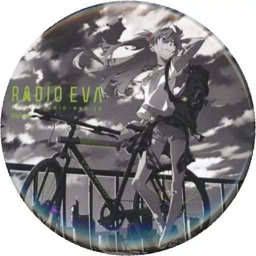 中古】バッジ・ピンズ 式波・アスカ・ラングレー(モノクロ