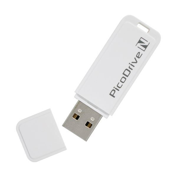 （まとめ） グリーンハウス USBメモリー ピコドライブ N 16GB GH-UFD16GN 1個 【&times;2セット】