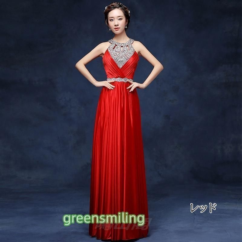 ロングドレス ノースリーブ