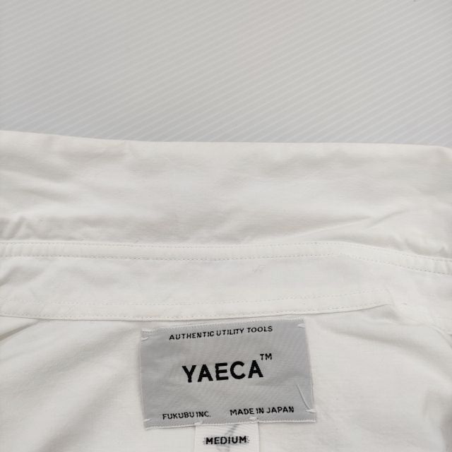 YAECA コンフォートシャツ 151051 サイズM スナップボタン 長袖
