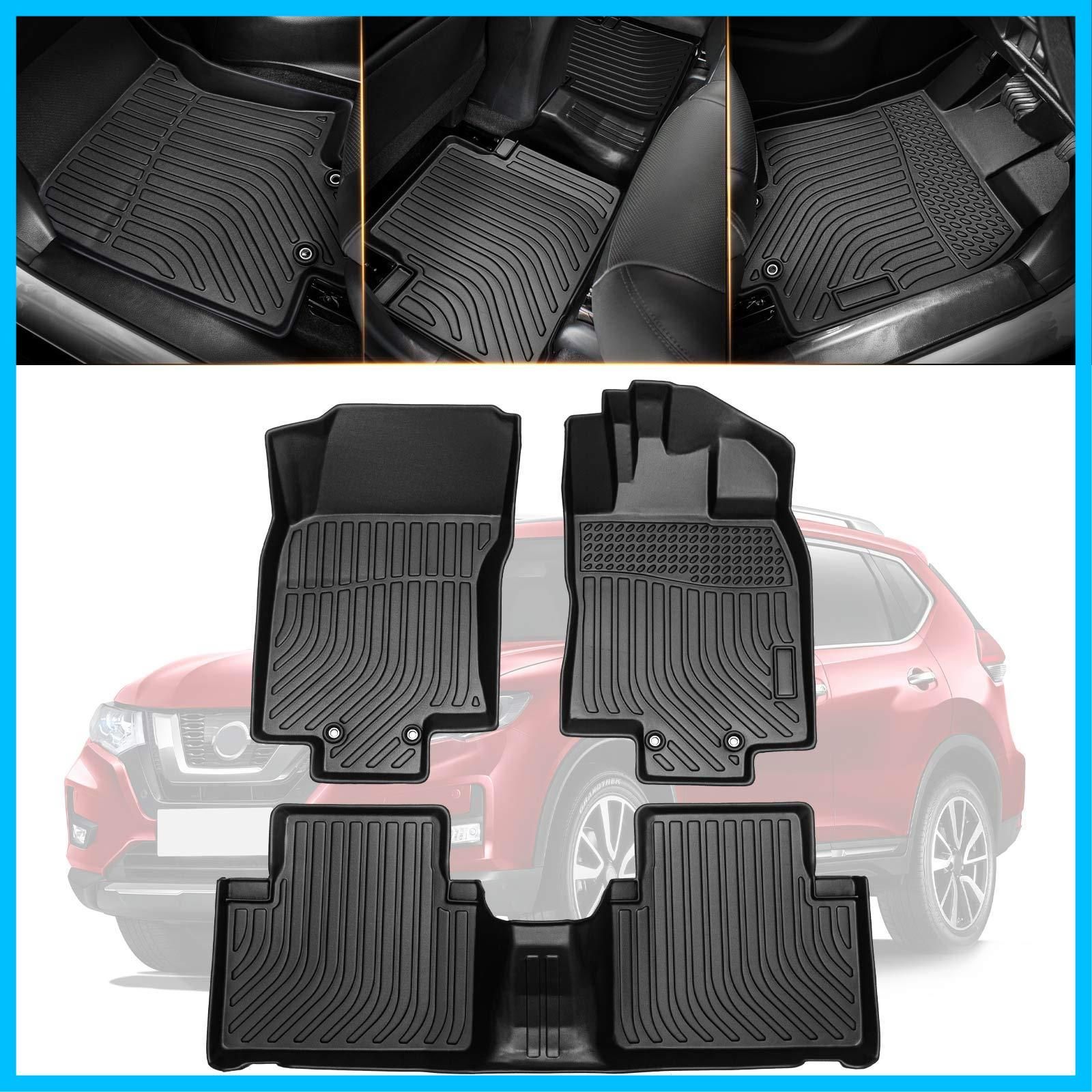 【数量限定】3D フロアマット 立体フロアマット カーマット に適用 NISSAN X-TRAIL に適用 2014-2020年 TPE素材 エクストレイル フロアマット 防水仕様 耐汚れ 抗菌性 ニッサン 耐磨耗性 カスタムマ