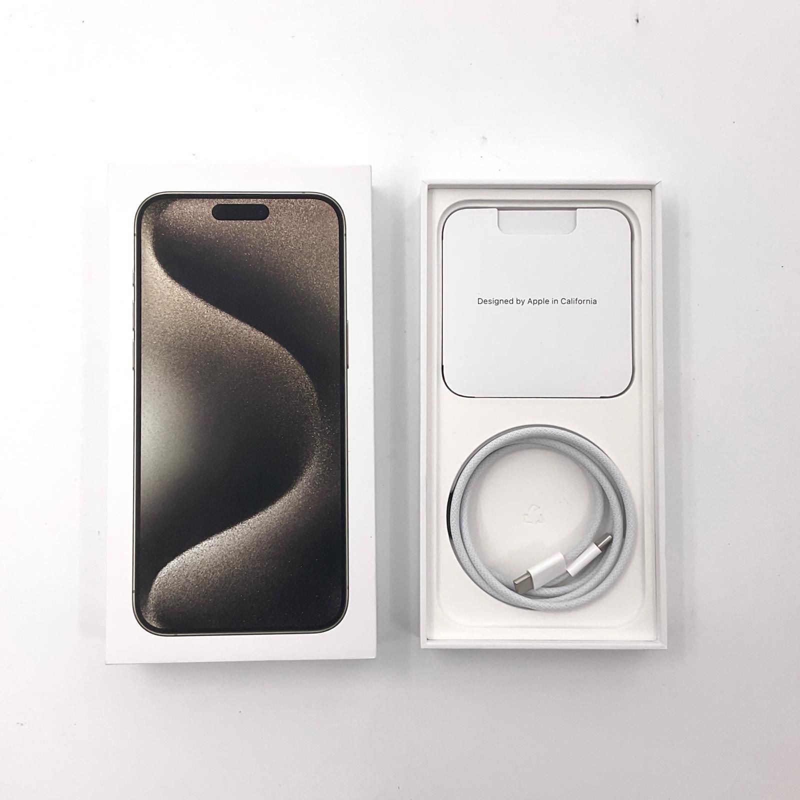 SIMフリー】iPhone15Pro 1TB ナチュラルチタニウム 保証あり