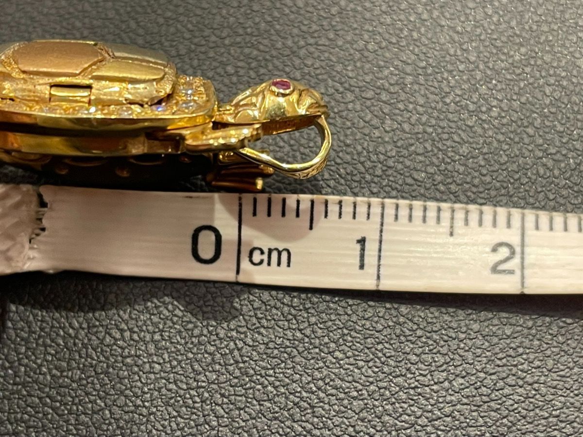 K18YG WG ツイスト 10mm ダイヤ バチカン コネクター クラスプ K18YG WG ツイスト 10mm ダイヤ バチカン コネクター クラスプ