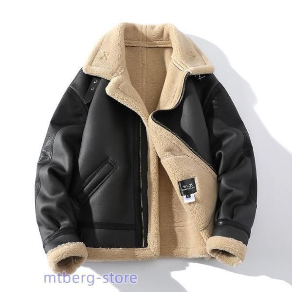 ライダースジャケット メンズ ジャケット 厚手 裏ボア スエード