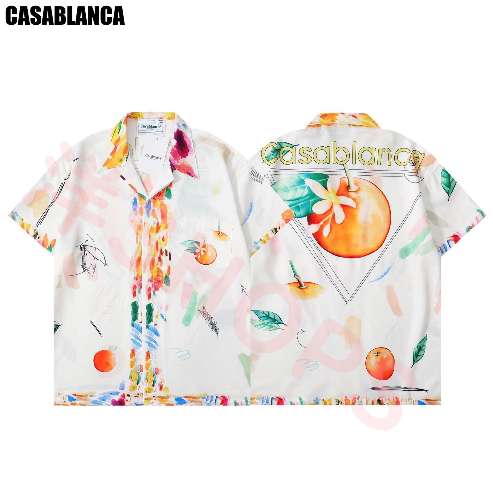 新品24ss CASABLANCA カサブランカ 半袖シャツ 男女兼用#12 - メルカリ