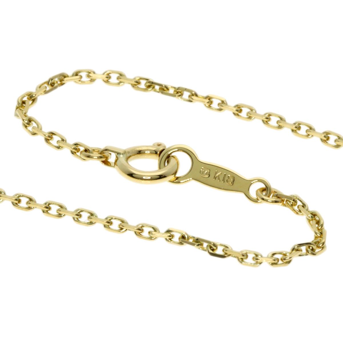 MIKIMOTO ミキモト リーフモチーフ ネックレス K18YG レディース