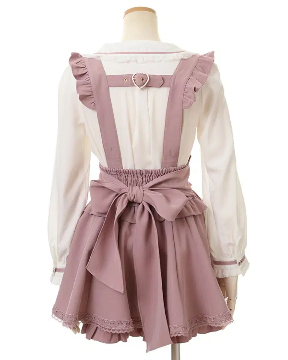 LIZLISA レースアップサスペンダー付スカパン