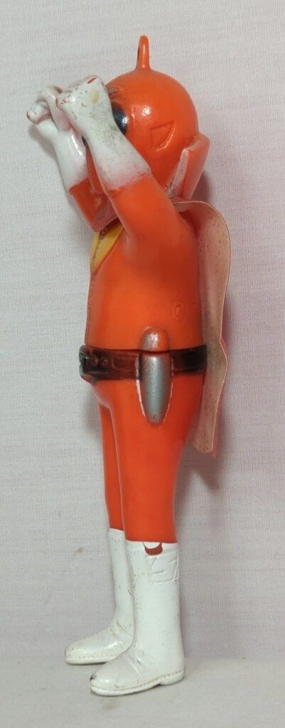 ポピー ペンダントソフビ アカレンジャー ペンダント 赤成型万歳