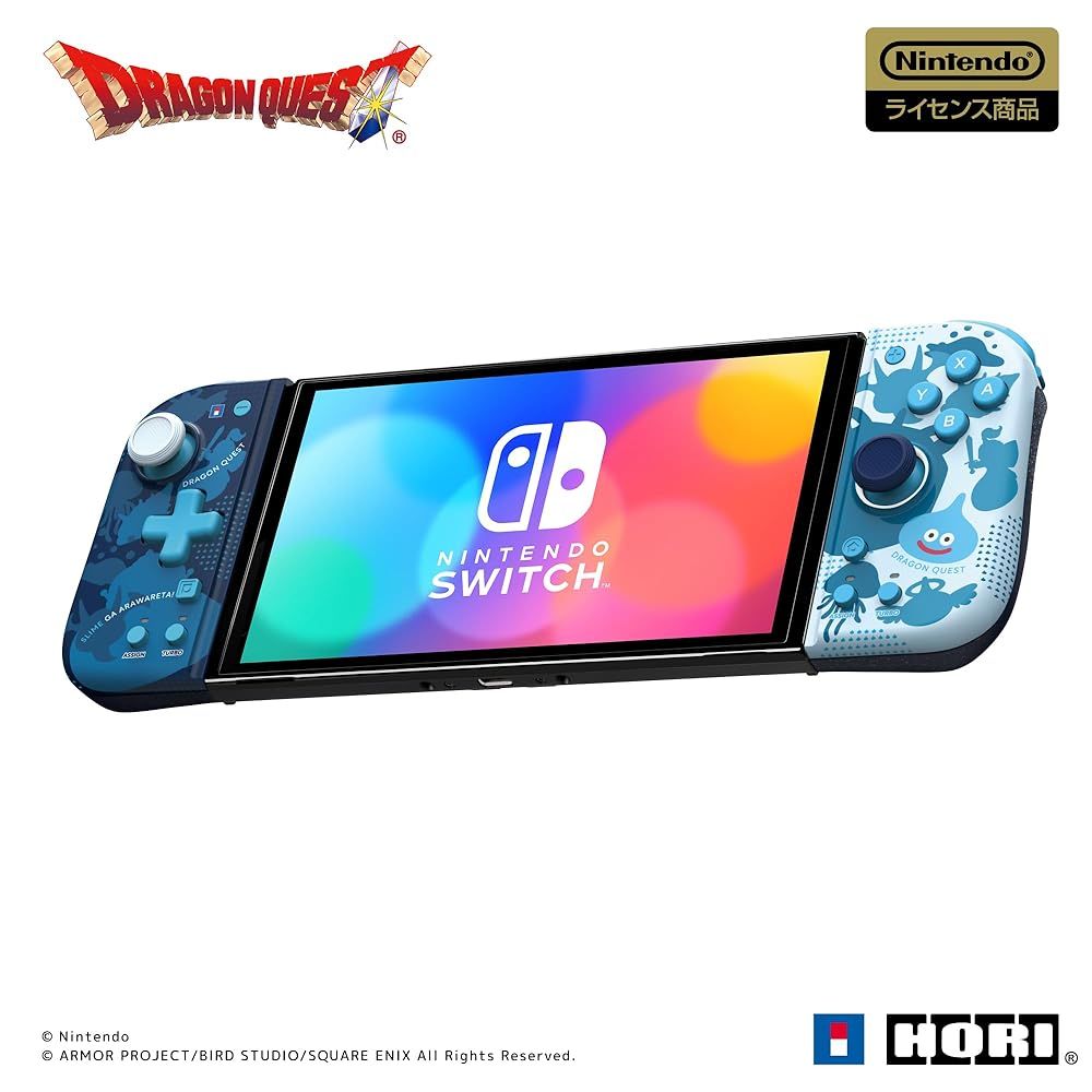 任天堂ライセンス商品 ドラゴンクエスト グリップコントローラー Fit for Nintendo Switch? スライム 連射ホールド機能搭載 Nintendo Switch