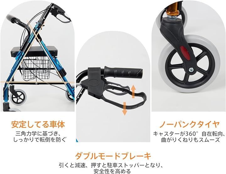 Care-Parents シルバーカー 赤 介護用 Care-parents シルバーカー