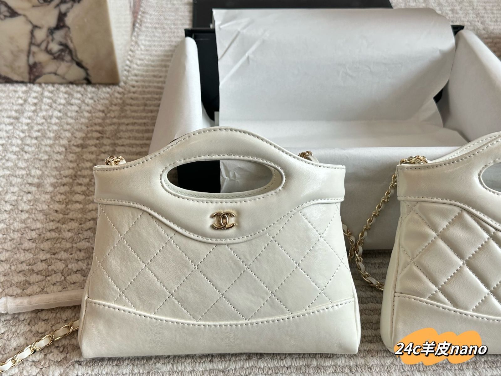 *大人エレガント*【CHANEL】31 nano バッグ 24SS CHANEL シャネル31 ナノショッピングバッグ (CHANEL