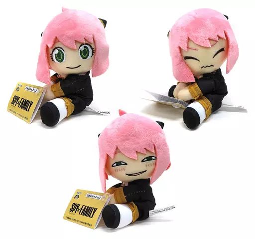 中古ぬいぐるみマスコット・ぬいぐるみバッジ 全3種セット ひっつき