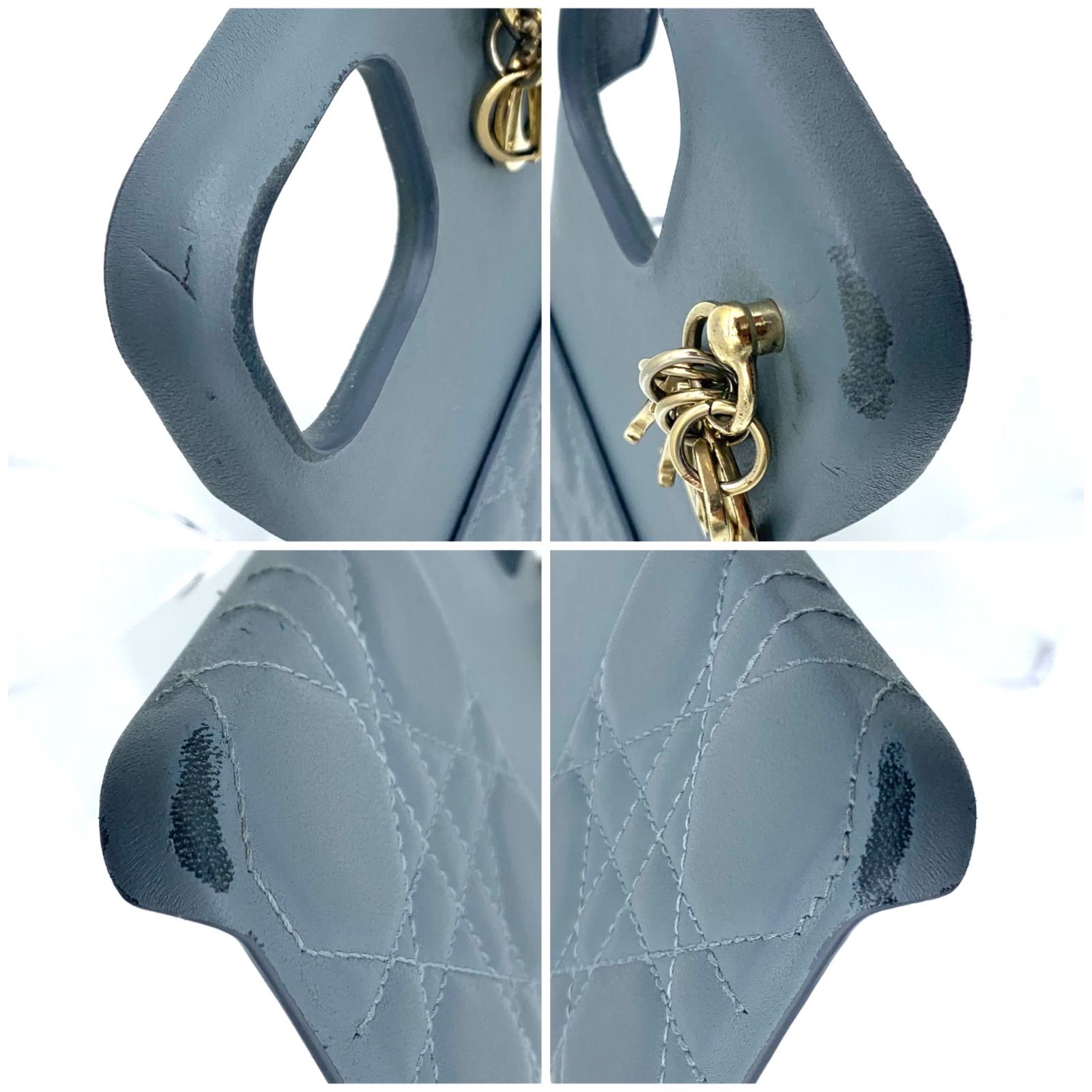 Christian Dior iPhone13 ケース レザー キルティング カナージュ