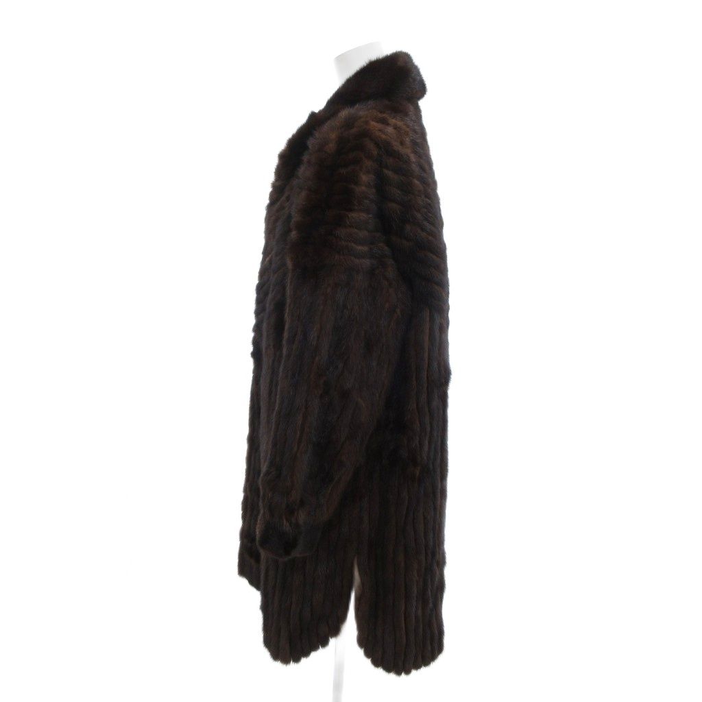 ★美品 SAGA MINK/サガミンク ファーコート 13/レディースL/銀サガ サガミンク SAGA MINK 銀サガ ミンクファー コート ロング丈 13