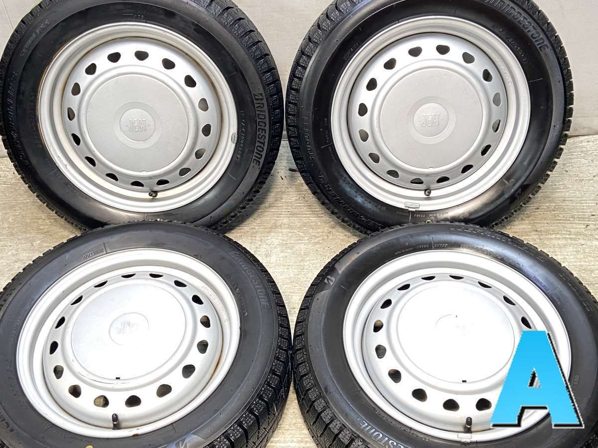 185|60R15 ブリヂストン アイスパートナー2 JECT S7 15x5.5 100|114.3-4穴 タイヤ スタッドレスタイヤ ホイールセット 4本セット w15250311020
