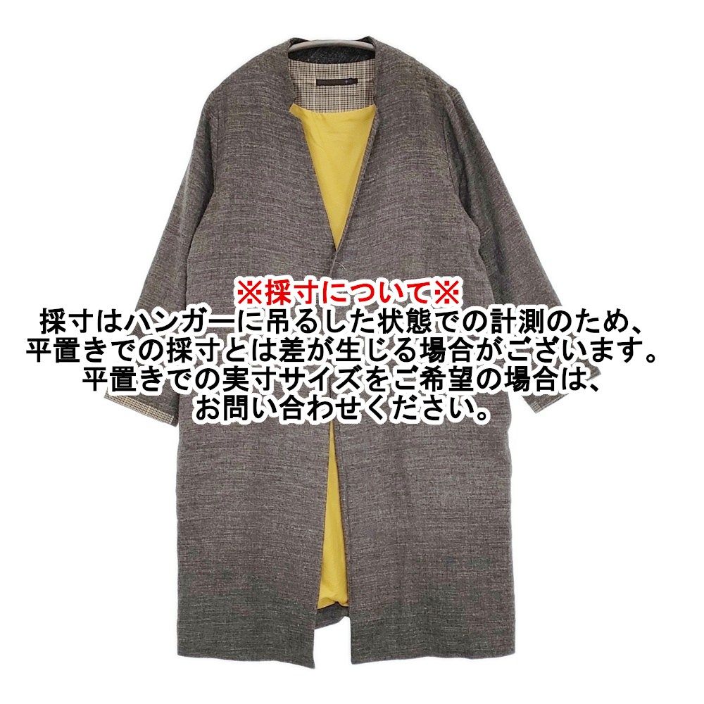 Pal las Palace ウールリネン 十日 TFC0-2607C SW サイズ0 ノー コート グレー レディース パラスパレス 5-0920T♪ WWW_SIROKUMA-CORPORATION_COM