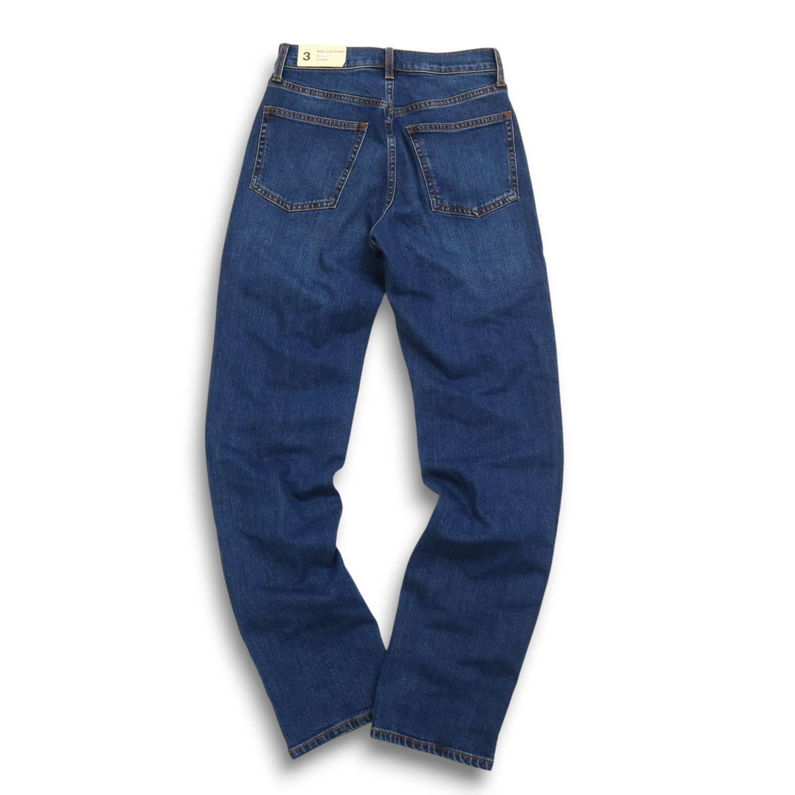 新品 未使用】 MUJI 無印良品 USED加工 ストレッチ☆ ストレート 