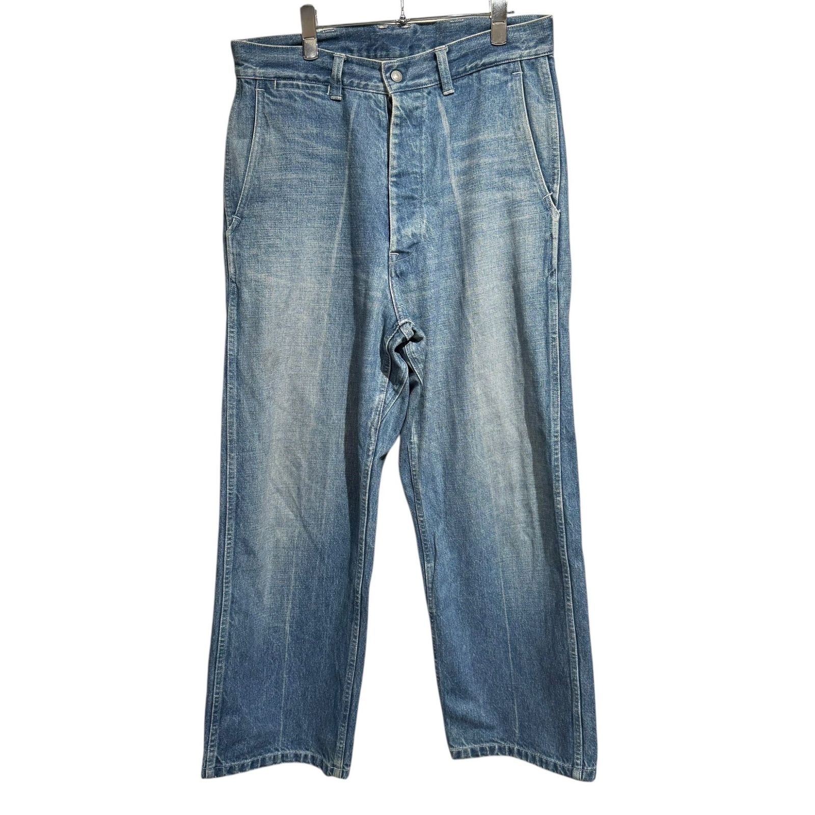 JOURNAL STANDARD HOMESTEAD ジャーナルスタンダードホームステッド ⑤ 21030470126030 14.75oz DENIM MILITARY WORK TROUSERS メンズ ブルー M