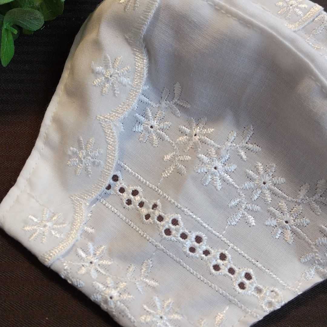 小池都知事モデル 刺繍レース 立体マスク インナーマスク - メルカリ