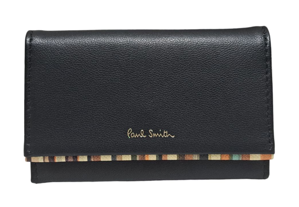 PaulSmith ポールスミス 名刺入 PWD542 黒 ブラック 未使用 ポールスミス カードケース 名刺入れ ブラック 黒 PWD542