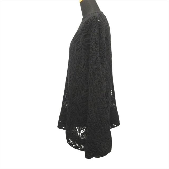 美品 21ss マメクロゴウチ  Mame Kurogouchi カーテンレースパターン ニット プルオーバー Curtain Lace Pattern Knitted Pullover 美品 21ss マメクロゴウチ Mame Kurogouchi カーテンレース