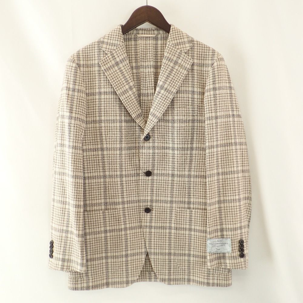 ユニバーサルランゲージ×カノニコ テーラードジャケット リネンシルク