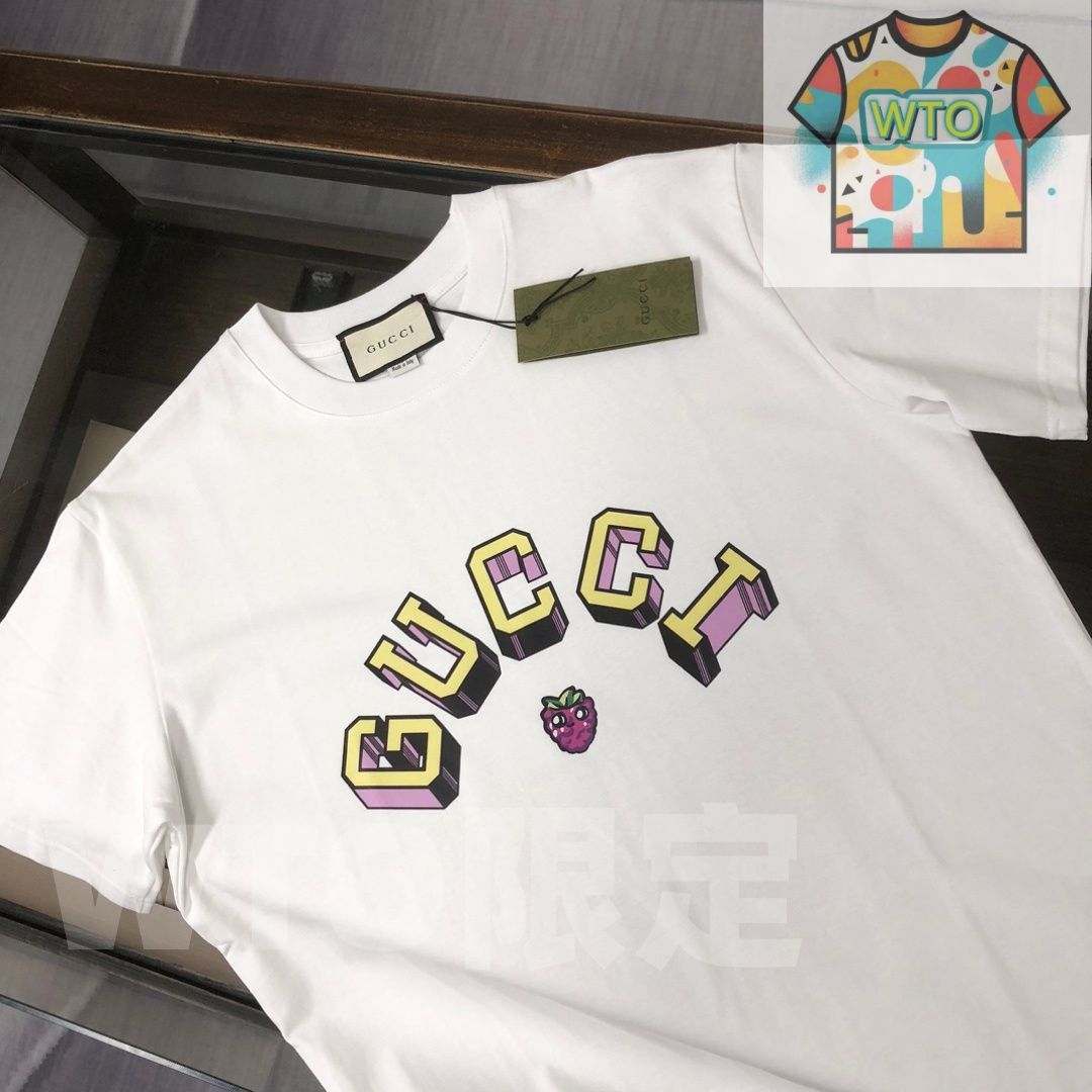 本日限定WTO】GUCCI 春夏 ロゴプリントTシャツ [本日WTO|新品未