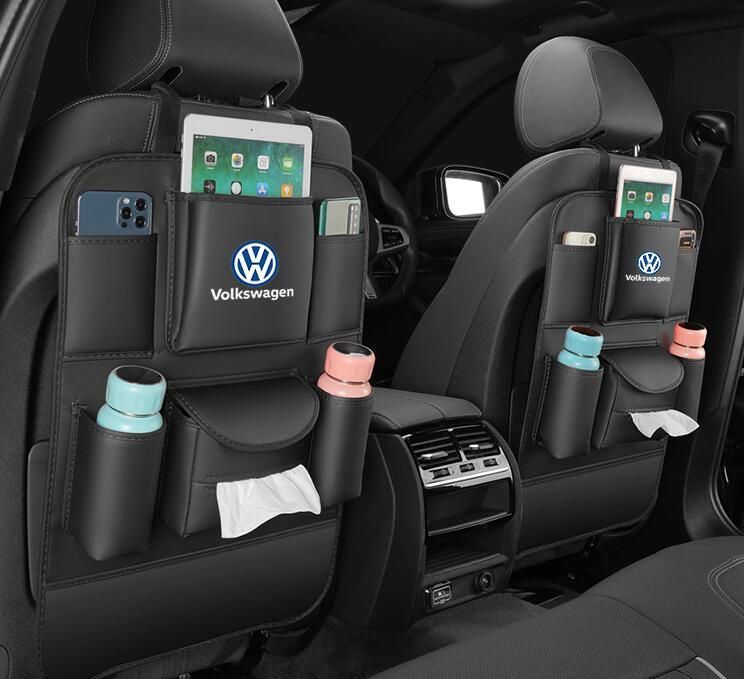 2個セット フォルクスワーゲン VW シートバックポケット 多機能仕上げバッグ 大容量 防水 防汚 カー用品便利グッズ 後部座席収納 車