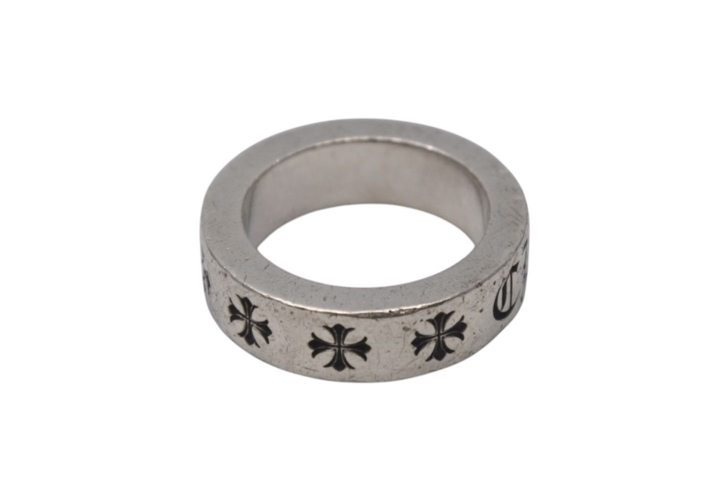 CHROME HEARTS クロムハーツ 6mm スペーサーフォーエバーリング 指輪 サイズ12号 重量10.5g 2003/.925刻印 美品 中古 4c073940