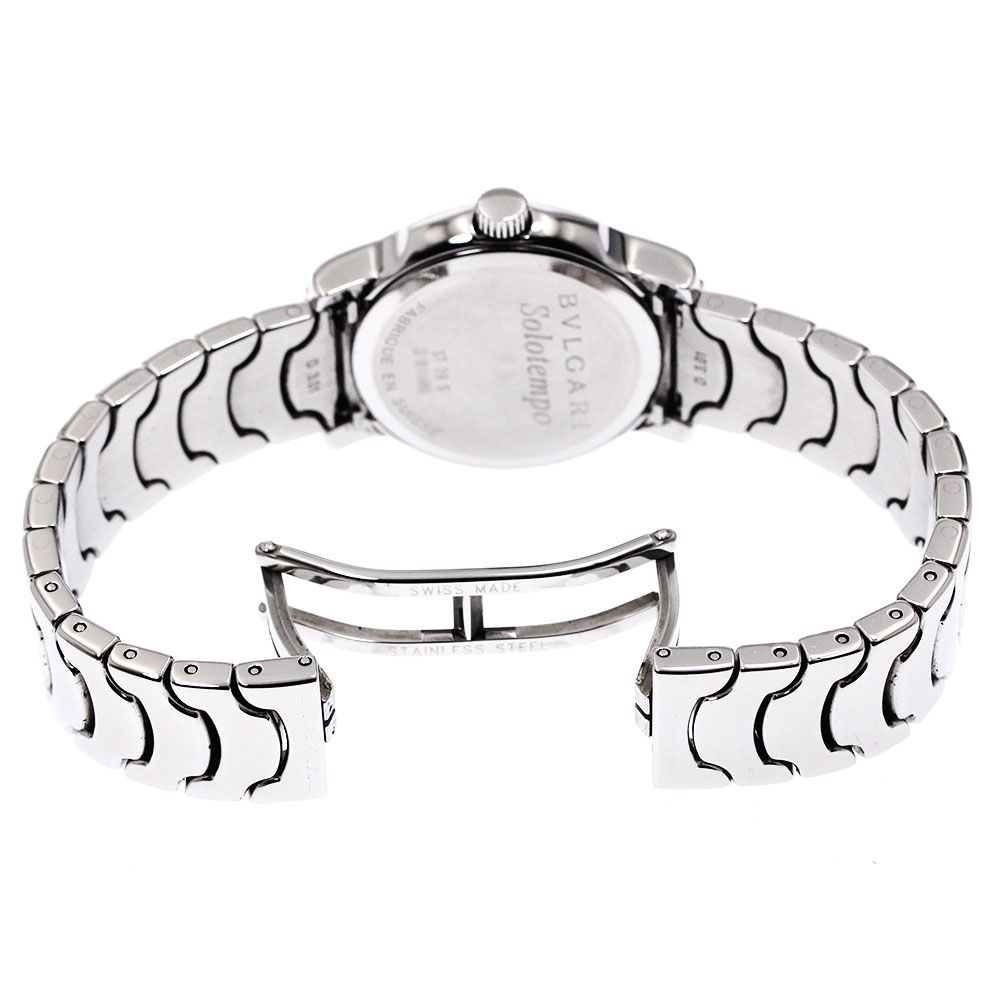 ブルガリ BVLGARI ST29S ソロテンポ 10Pダイヤ クォーツ