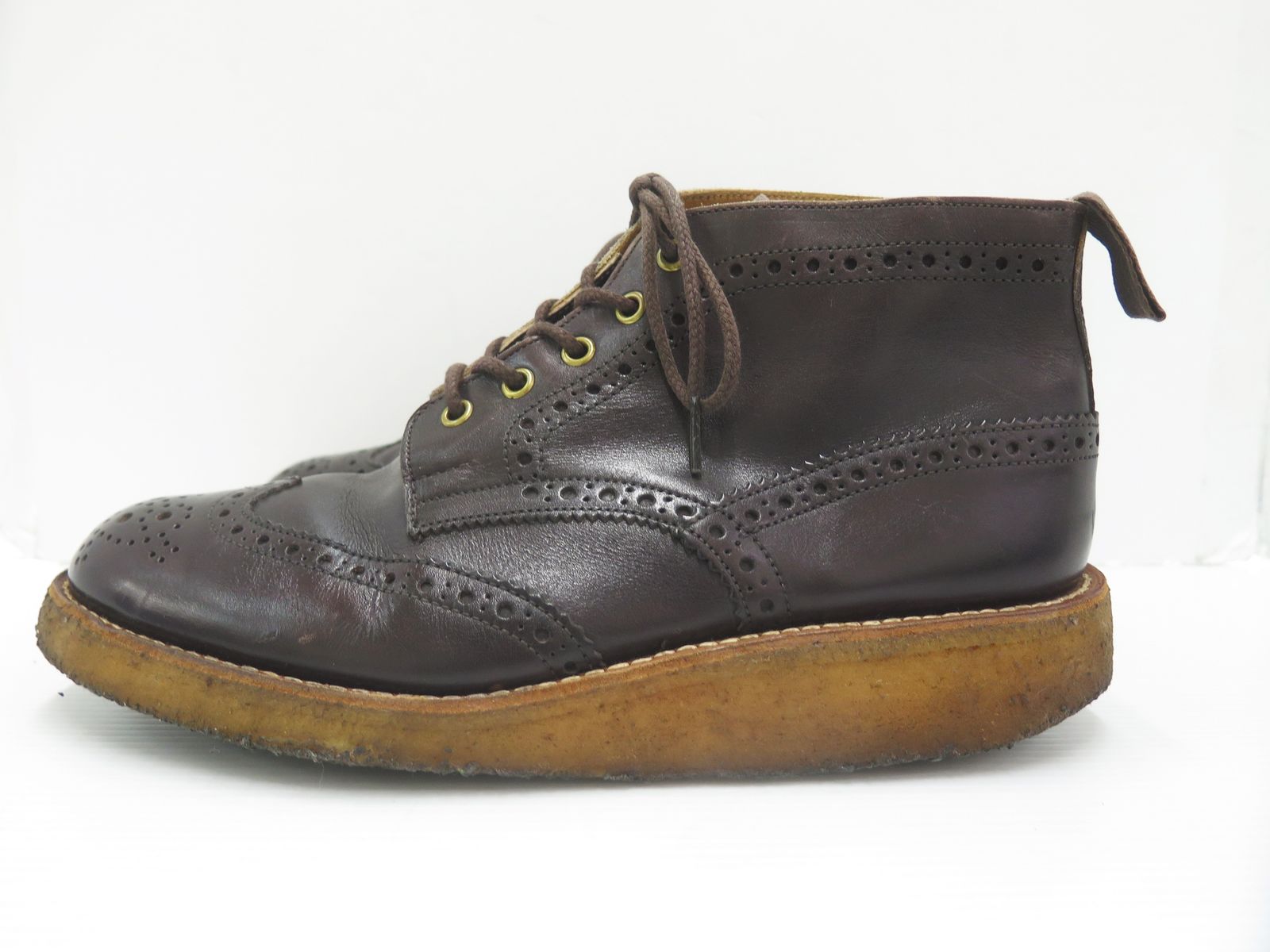 トリッカーズ Tricker's ウイングチップ ブーツ UK9 Tricker's