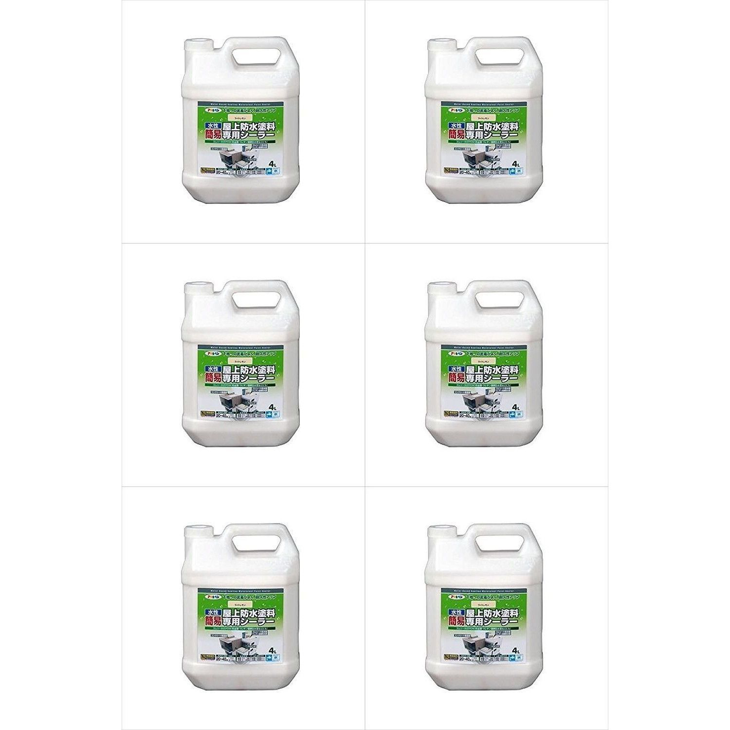 アサヒペン 防水塗料 ４Ｌ ６缶セット - 4
