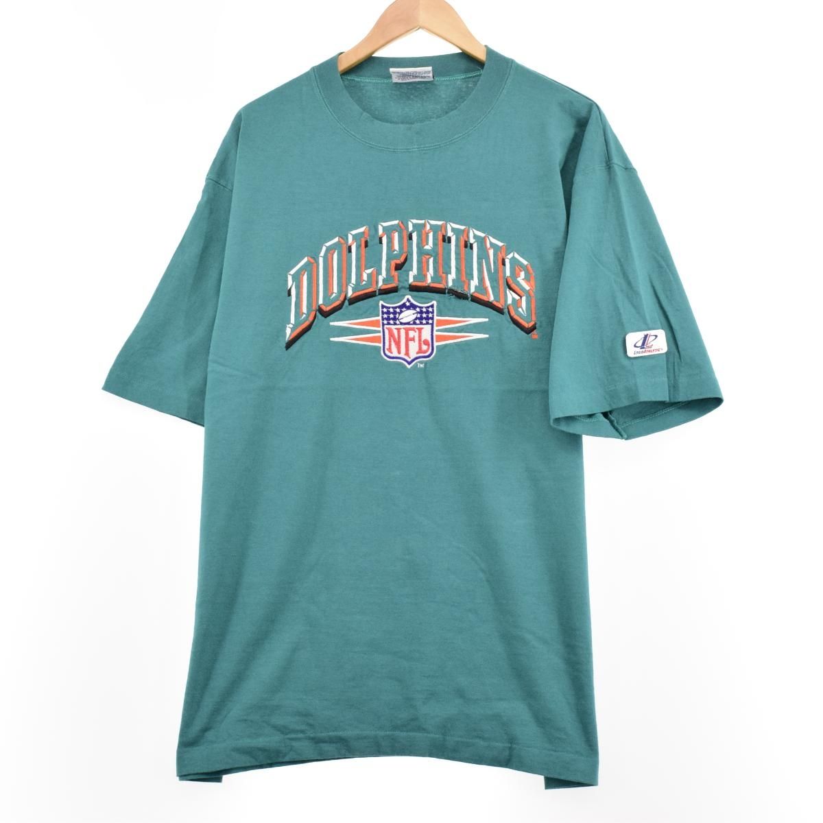 古着 90年代 LOGO ATHLETIC NFL MIAMI DOLPHINS マイアミドルフィンズ 