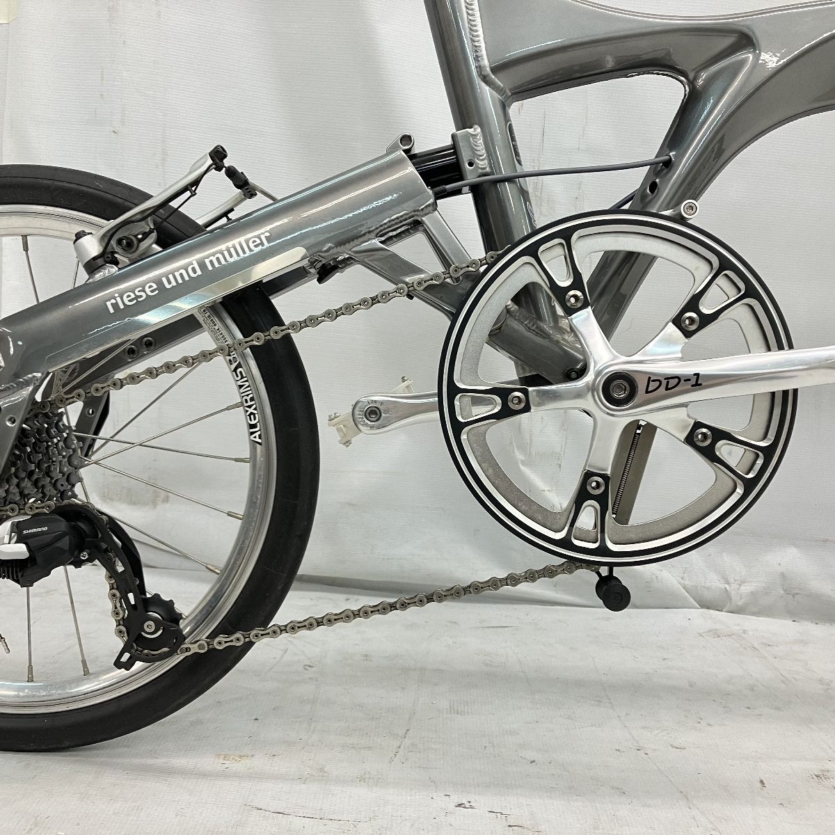 R&M BD-1 SPEED 折りたたみ自転車 2012年モデル 18インチ マーキュリーグレー ミニベロ SHIMANO CAPREO 中古  C9290621 - メルカリ