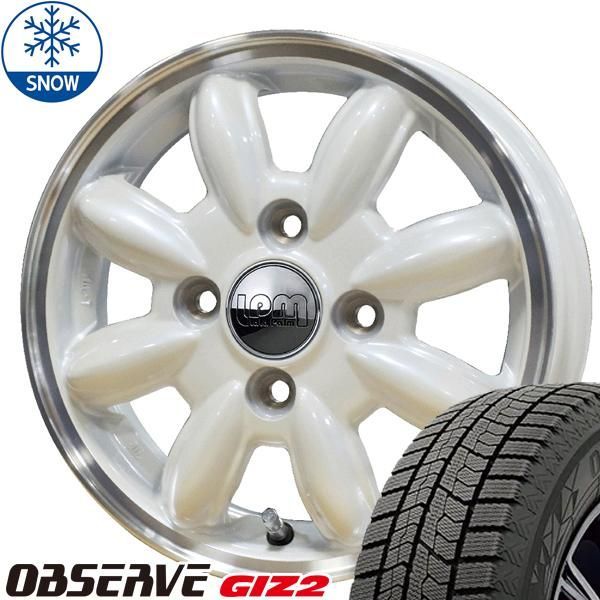 スペーシア 155/65R14 スタッドレス | トーヨー オブザーブ GIZ2 u0026 ララパーム CUP 14インチ 4穴100 