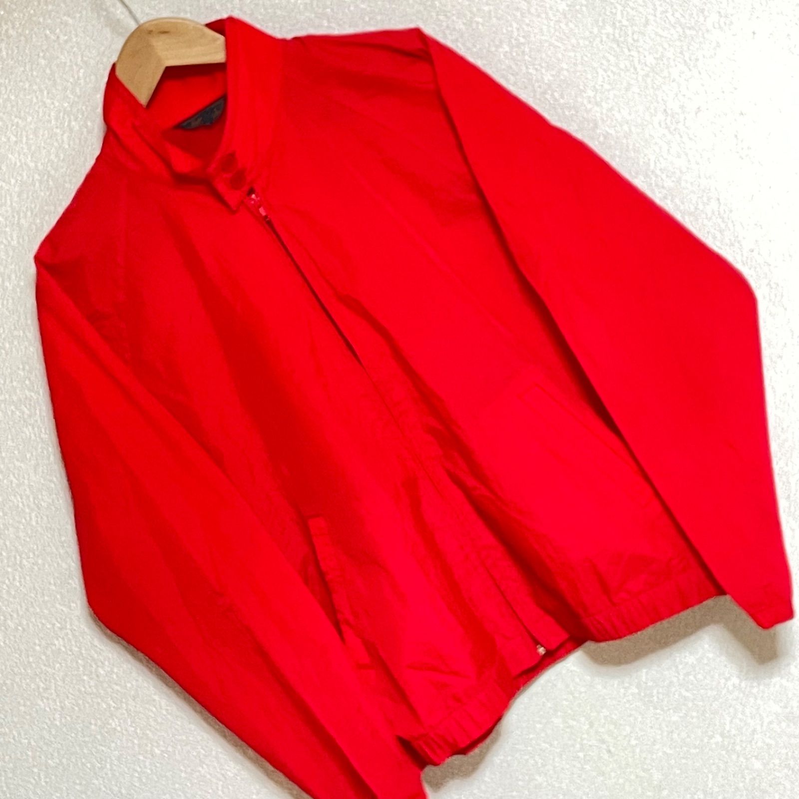 スイングトップ ナイロン系 赤 w^)b CANON キャノン ナイロンジャンパー ジャケット スイング