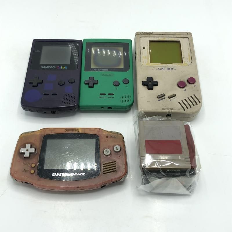ゲームボーイ本体（中古）とソフト4つ ゲームボーイ ソフト 4本 落書きあり - メルカリ