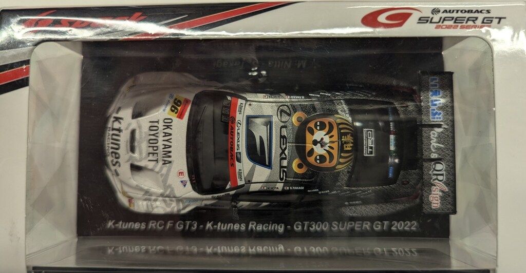 Spark model 1/43 K-tunes RC F GT3 No.96 K-tunes Racing GT300 SUPER