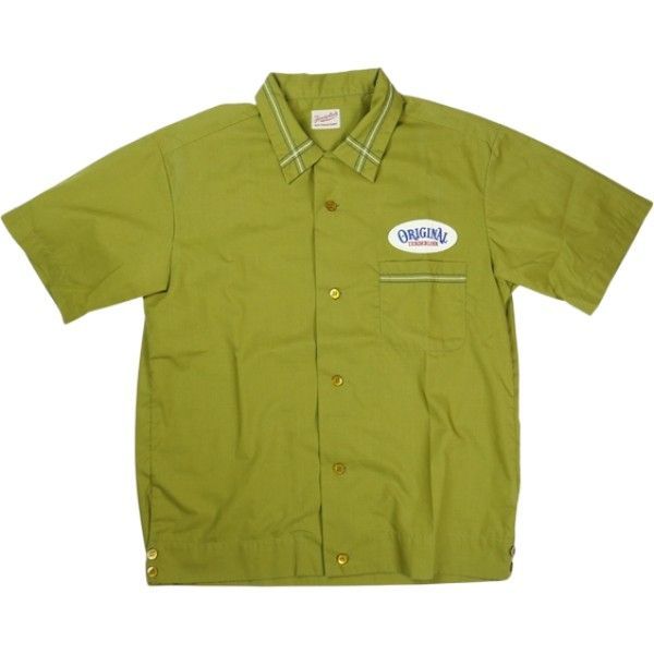Size XS TENDERLOIN テンダーロイン T-BOWLS SHT S|S PP OLIVE 半袖シャツ オリーブ 品-非常に良い 20827369