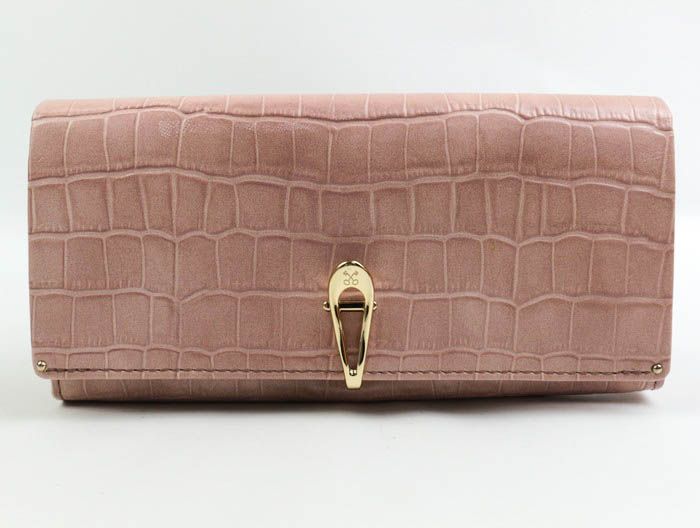 サザビー 長財布 クロコ型押し レザー 小銭入れあり ロング