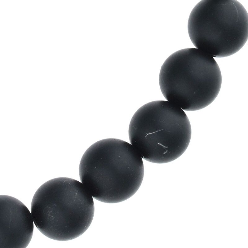 BEAD|8mmビーズブレス BEAD8mmブラックビーズブレスレット