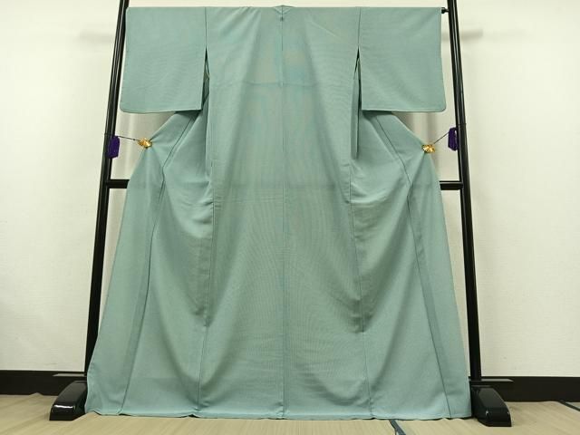 平和屋着物 江戸小紋 単衣 万筋 ロング丈 洗える着物 AABB5205jh