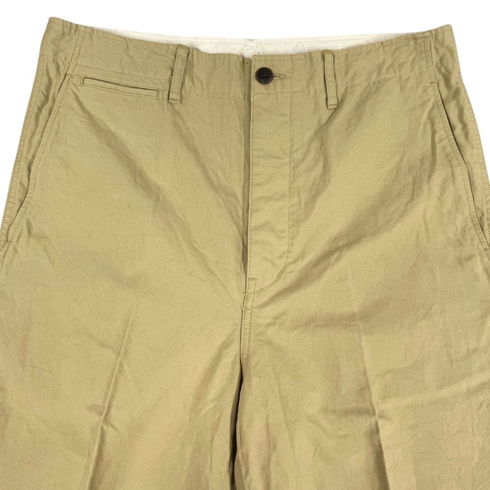 即完売！【visvim】 EX WIDE チノパン タグ、専用袋付き EX WIDE CHINO PANTS - BEIGE (0125105008008) | セレクト
