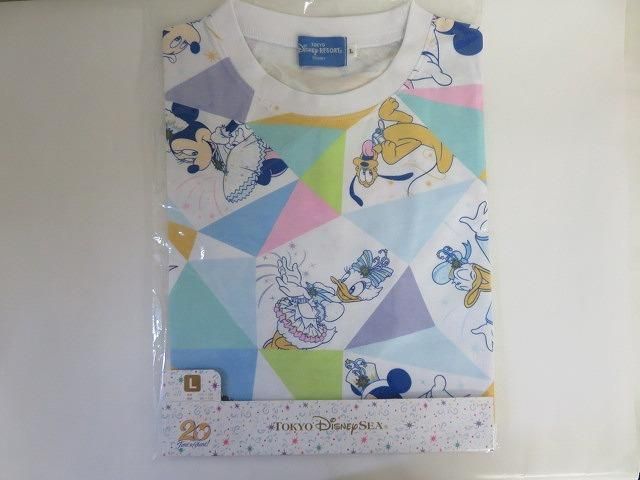 W294☆東京ディズニーシー 20周年 タイムトゥシャイン！ Tシャツ