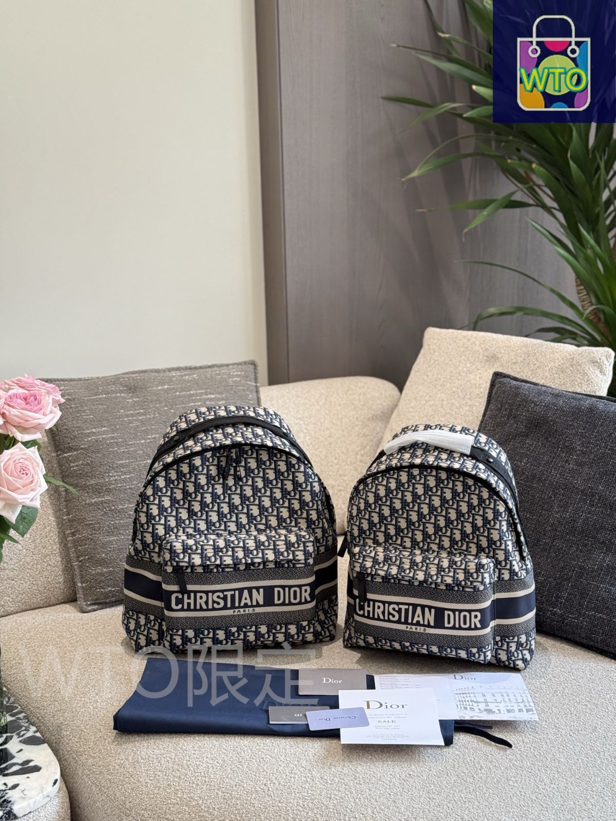送料関税込★DIOR★ DIORTRAVEL バックパック DIOR TRAVEL バックパック オブリーク ユニセックス☆国内発送