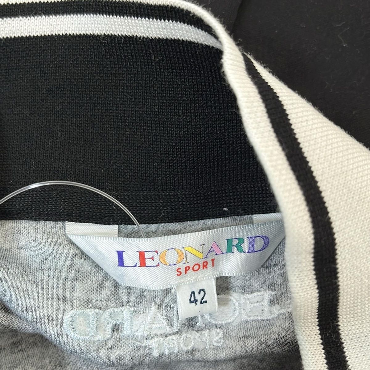 LEONARD SPORT 花柄半袖ワンピース 42 LEONARD SPORT(レオナールスポーツ) ワンピース サイズ42 L