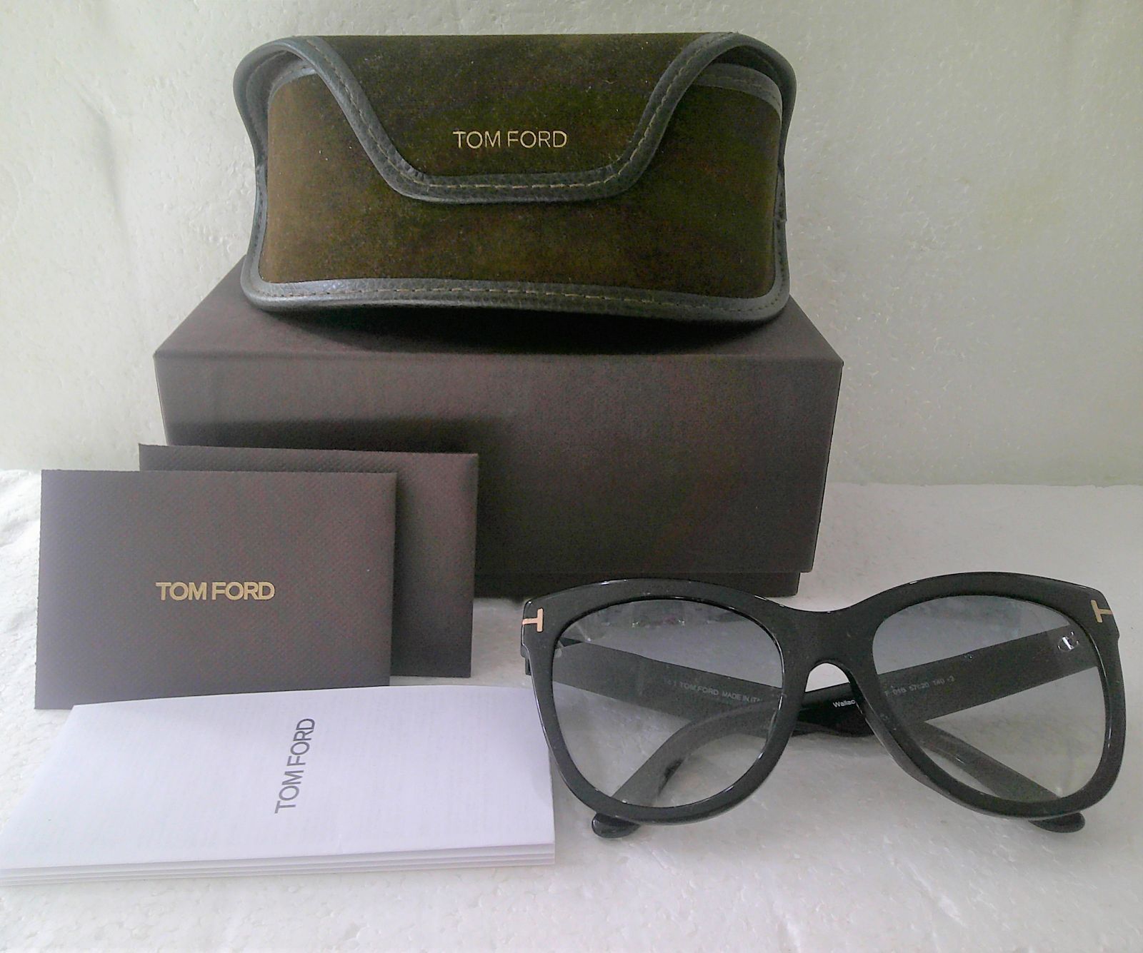 ☆極美品 TOM FORD トムフォード サングラス メガネ 眼鏡 ブラック